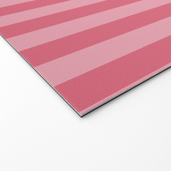 Large Nantucket Red Cabana Tent Stripes Welcome Mat Gallery Image 2