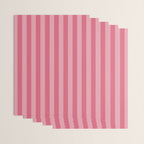 Large Nantucket Red Cabana Tent Stripes Wrapping Paper Gallery Image 3