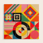 Happy Vibes Wood Wall Art Gallery Image 1