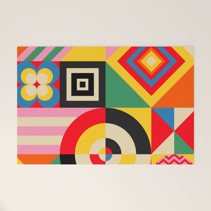 Happy Vibes Welcome Mat Gallery Image 1