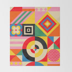 Happy Vibes Throw Blanket Gallery Image 2