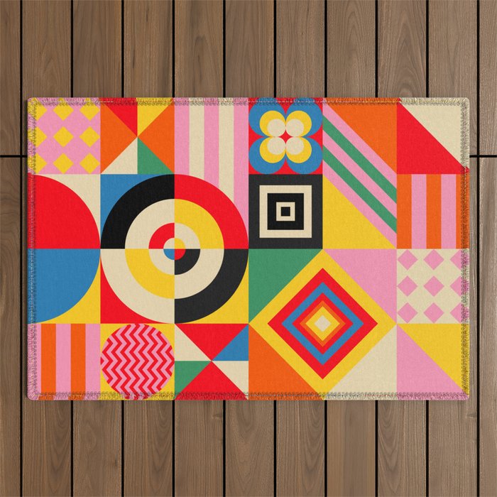 Happy Vibes Outdoor Rug Gallery Image 1