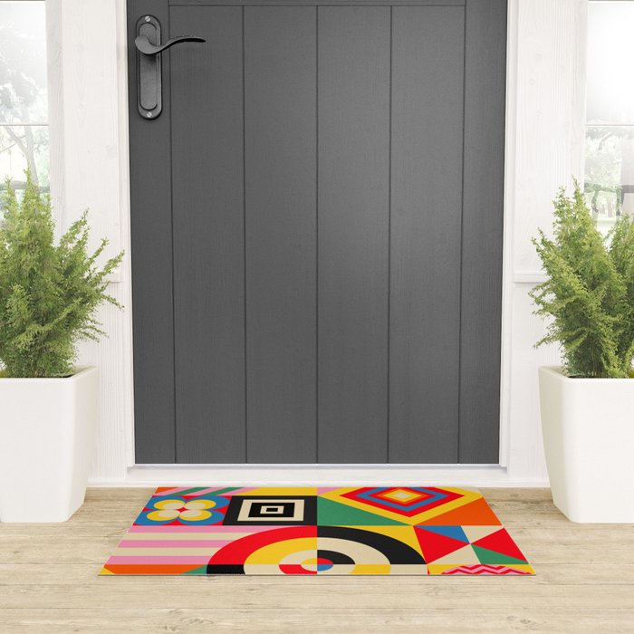 Happy Vibes Welcome Mat Gallery Image 3