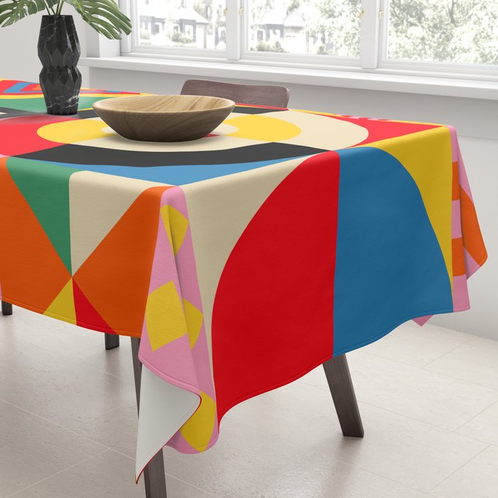 Happy Vibes Tablecloth Gallery Image 3