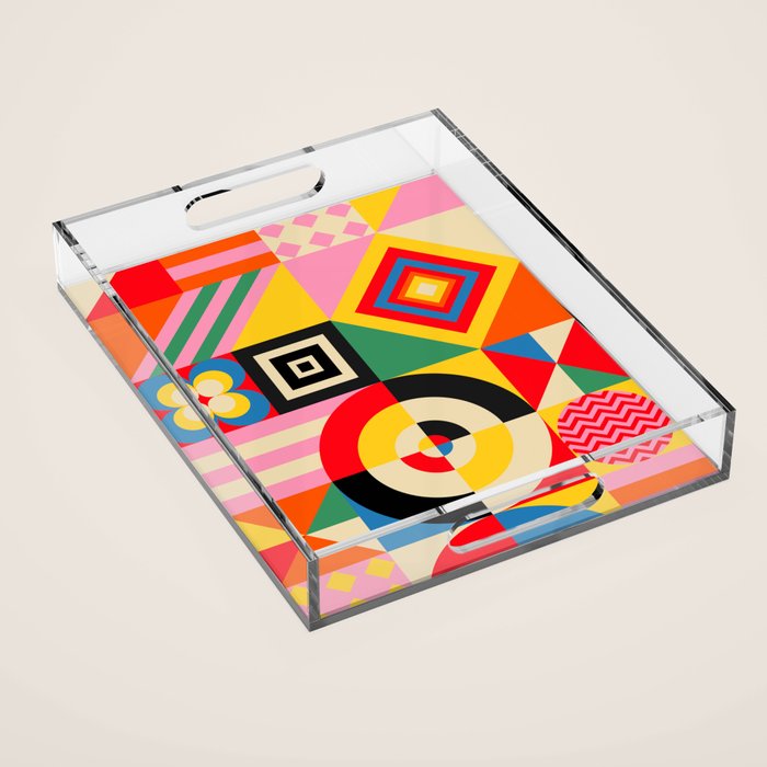 Happy Vibes Acrylic Tray Gallery Image 1