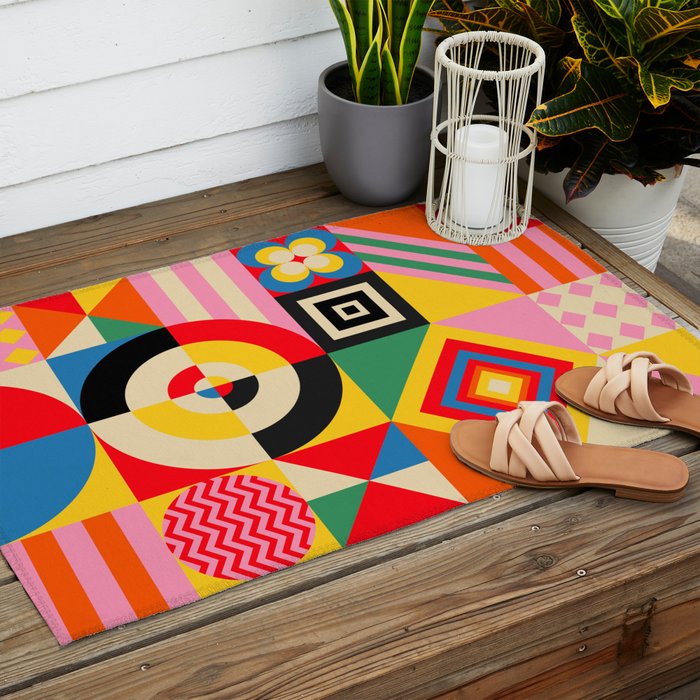 Happy Vibes Outdoor Rug Gallery Image 2