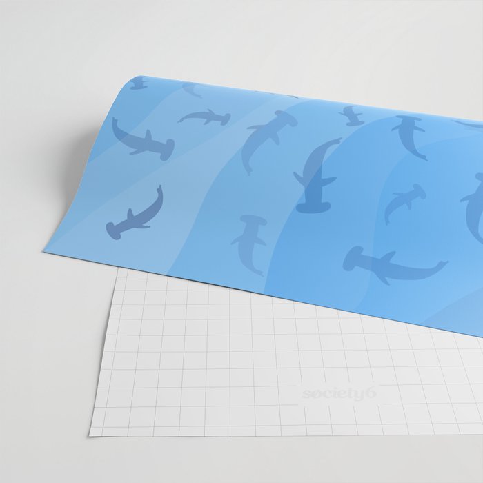 Shark Beach Swimmer  Wrapping Paper Gallery Image 2