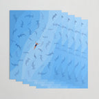 Shark Beach Swimmer  Wrapping Paper Gallery Image 3