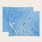 Shark Beach Swimmer  Placemat Gallery Image 1
