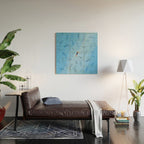 Shark Beach Swimmer  Wood Wall Art Gallery Image 2