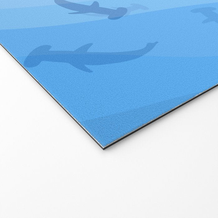 Shark Beach Swimmer  Welcome Mat Gallery Image 2
