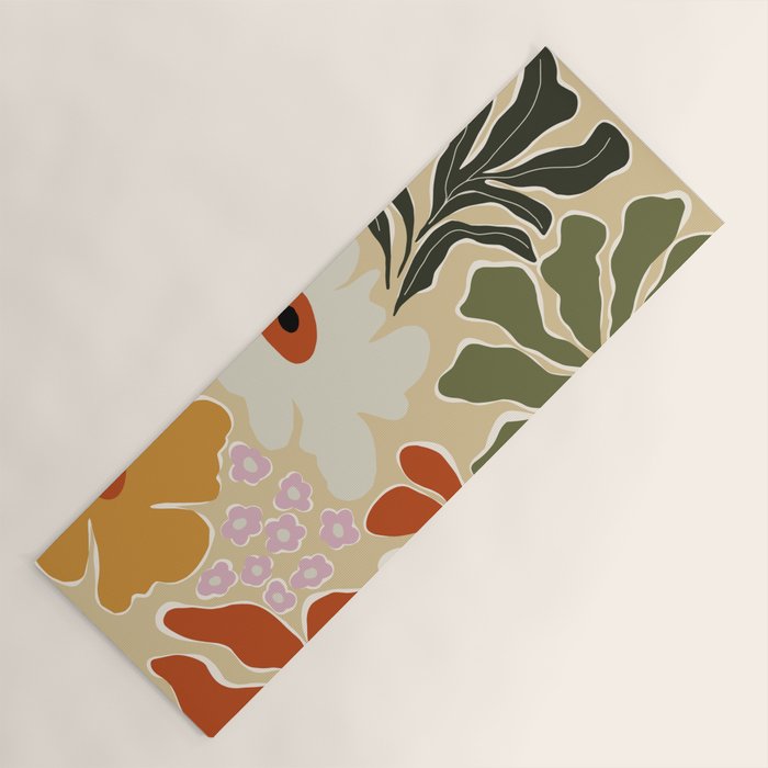 Mid-century bouquet  Yoga Mat Gallery Image 1