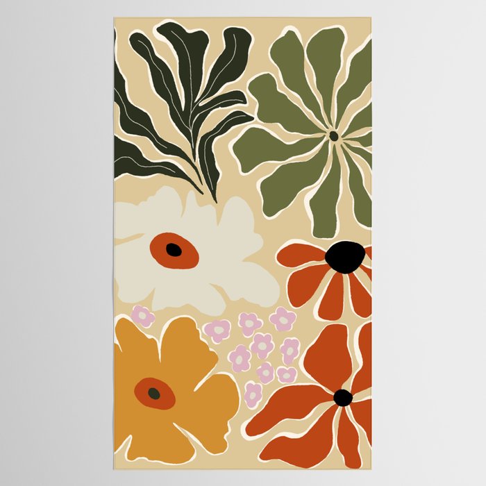 Mid-century bouquet  Tablecloth Gallery Image 2