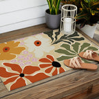 Mid-century bouquet  Outdoor Rug Gallery Image 2