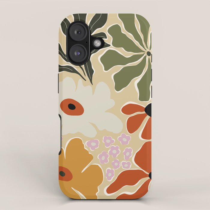 Mid-century bouquet  iPhone Case Gallery Image 1
