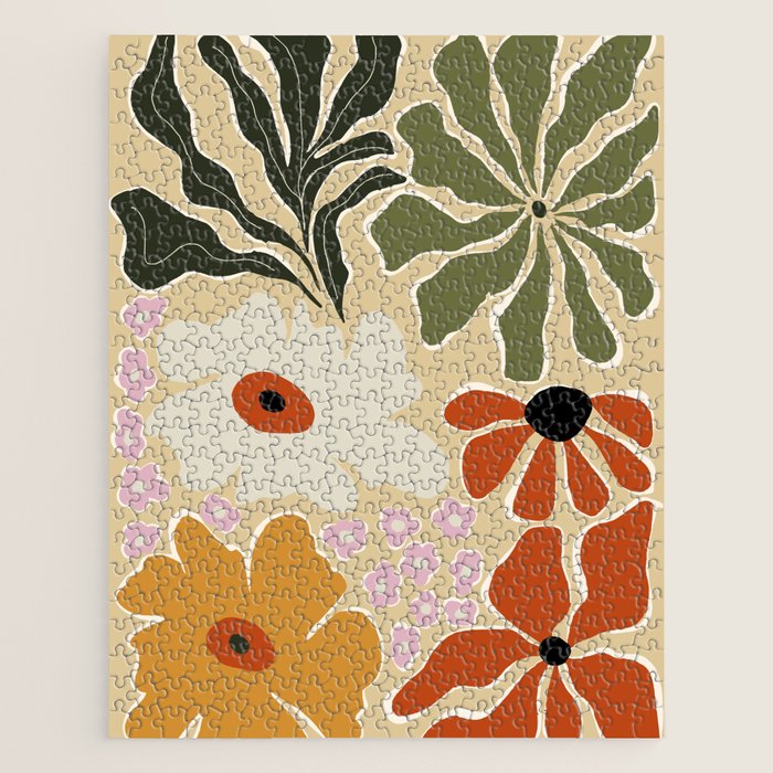 Mid-century bouquet  Jigsaw Puzzle Gallery Image 1