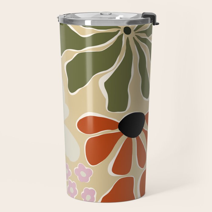 Mid-century bouquet  Travel Mug Gallery Image 2