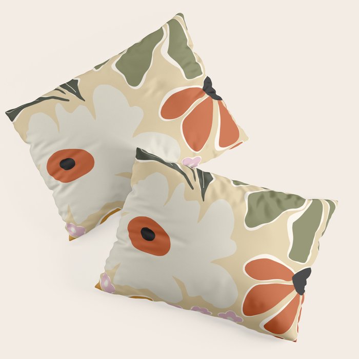 Mid-century bouquet  Pillow Sham Gallery Image 1