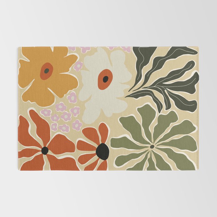Mid-century bouquet  Rug Gallery Image 2