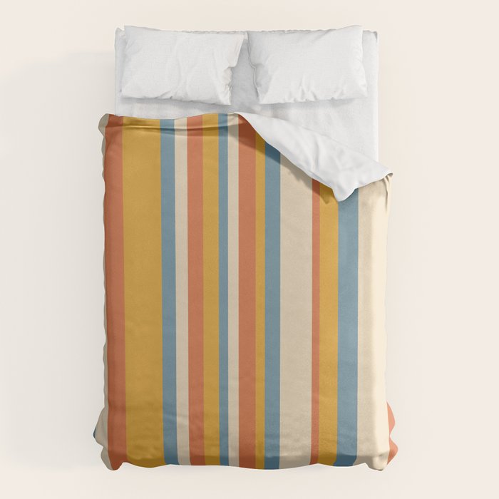 Classic Stripes XX - Retro Summer Duvet Cover Gallery Image 6