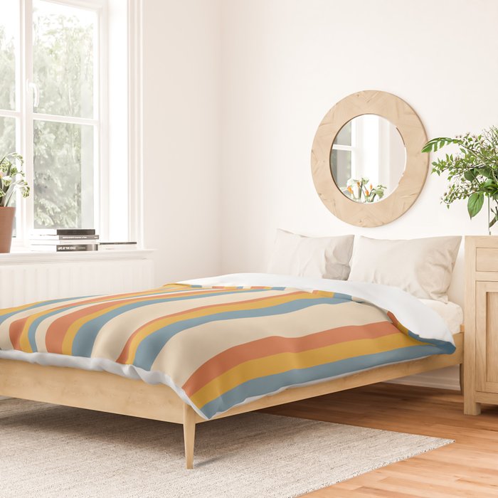 Classic Stripes XX - Retro Summer Duvet Cover Gallery Image 2