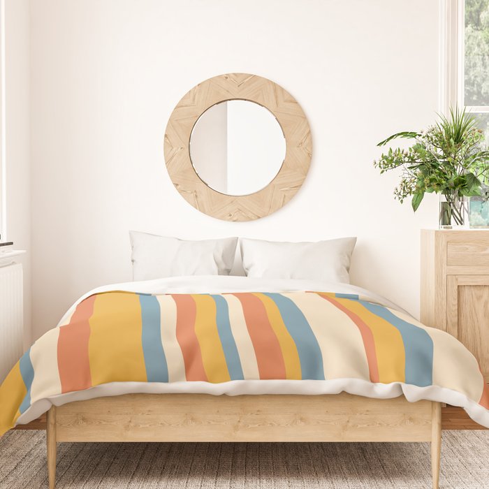Classic Stripes XX - Retro Summer Duvet Cover Gallery Image 3