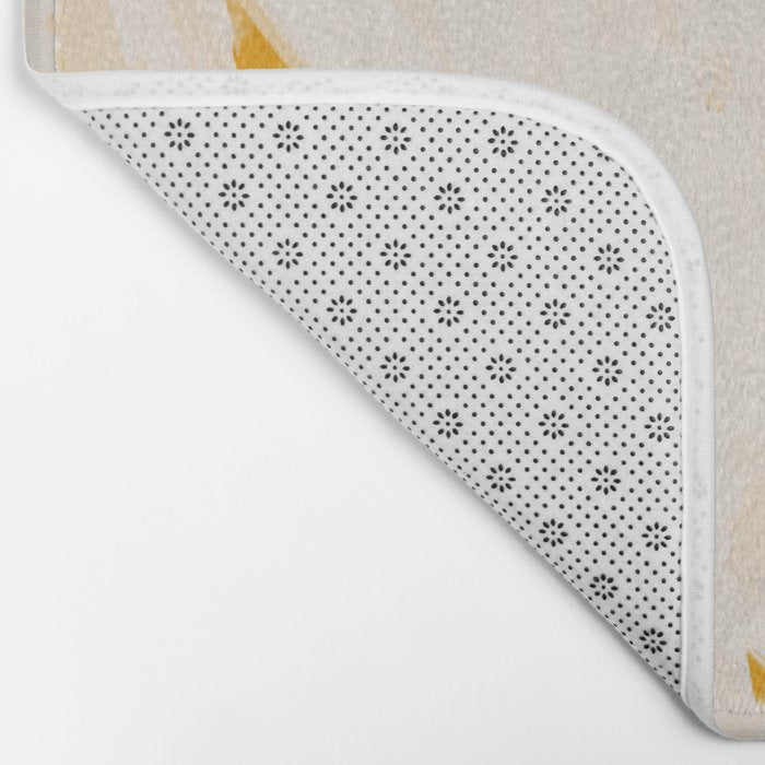 Flowers In Tangerine Bath Mat Gallery Image 2