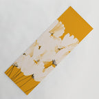Flowers In Tangerine Yoga Mat Gallery Image 1