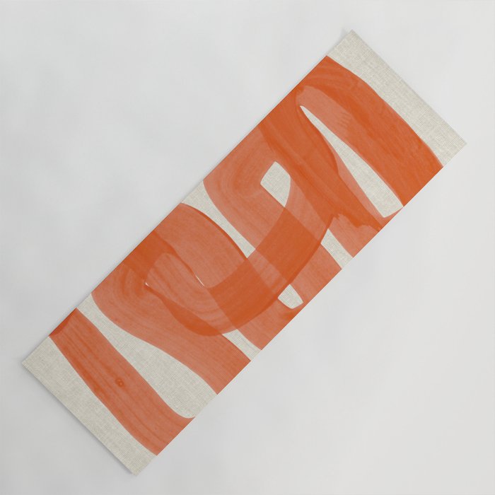 Orange Suave Yoga Mat Gallery Image 1