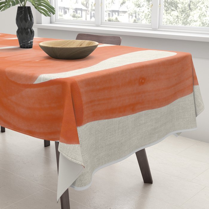 Orange Suave Tablecloth Gallery Image 3
