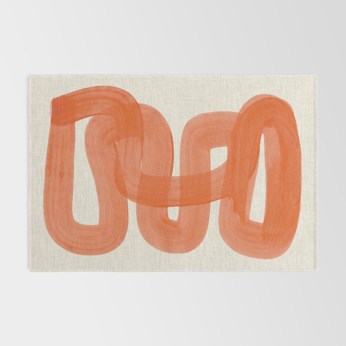 Orange Suave Rug Gallery Image 2