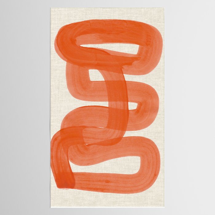 Orange Suave Tablecloth Gallery Image 2