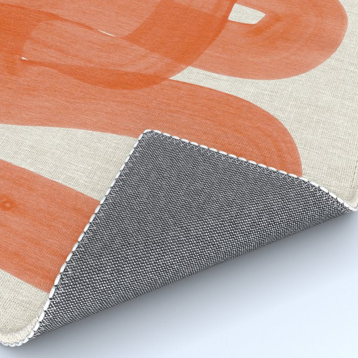 Orange Suave Rug Gallery Image 4