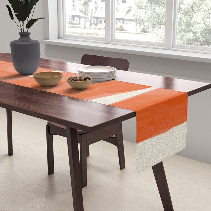 Orange Suave Table Runner Gallery Image 2