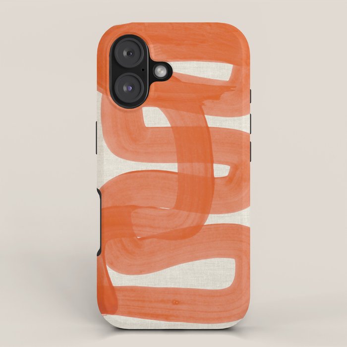 Orange Suave iPhone Case Gallery Image 1