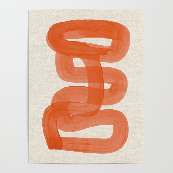 Orange Suave Poster Gallery Image 1