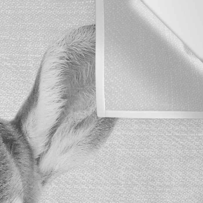 Baby Deer - Black & White Wall Tapestry Gallery Image 3