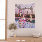 POOL PARTY Wall Tapestry Gallery Image 2