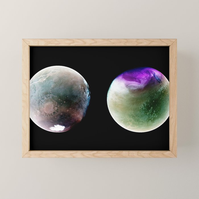 Mars in ultraviolet (NASA/MAVEN) Mini Art Print Gallery Image 1