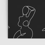 Full Body Girls in line black pattern Poster Gallery Image 3