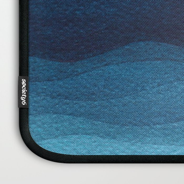 Falling stars, blue, sailboat, ocean Laptop Sleeve Gallery Image 3