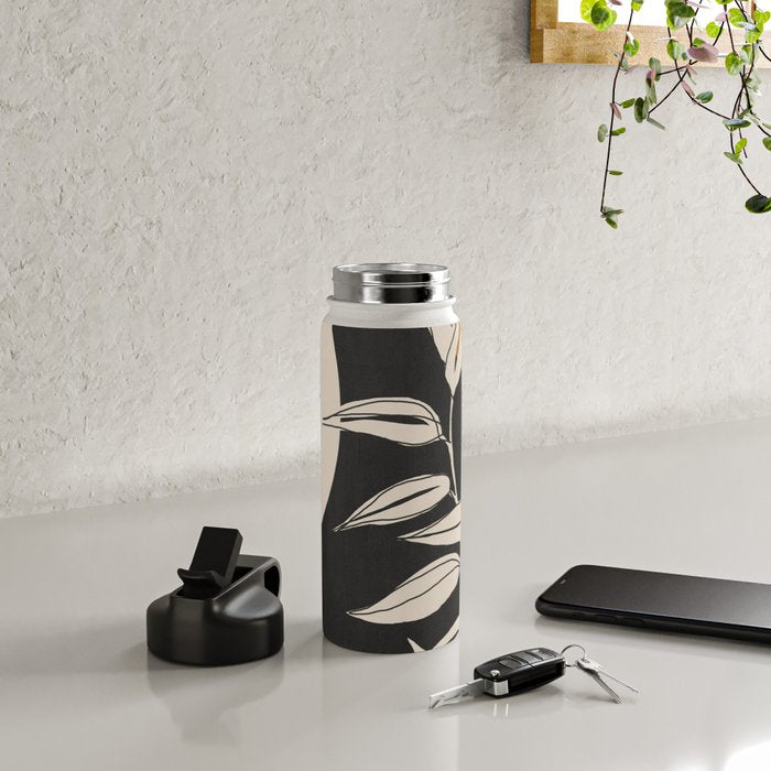 Abstract Art /Minimal Plant 53 Water Bottle Gallery Image 4