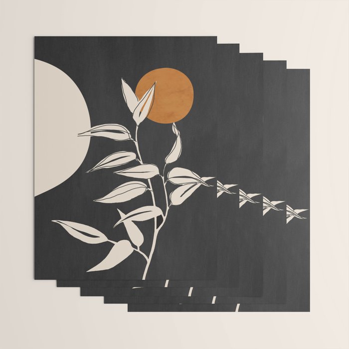 Abstract Art /Minimal Plant 53 Wrapping Paper Gallery Image 3