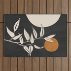 Abstract Art /Minimal Plant 53 Outdoor Rug Gallery Image 1