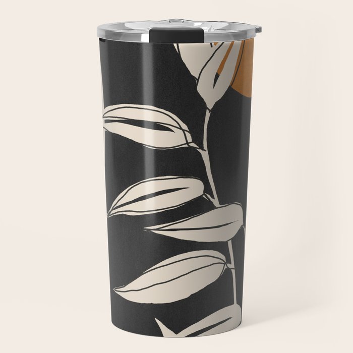 Abstract Art /Minimal Plant 53 Travel Mug Gallery Image 1