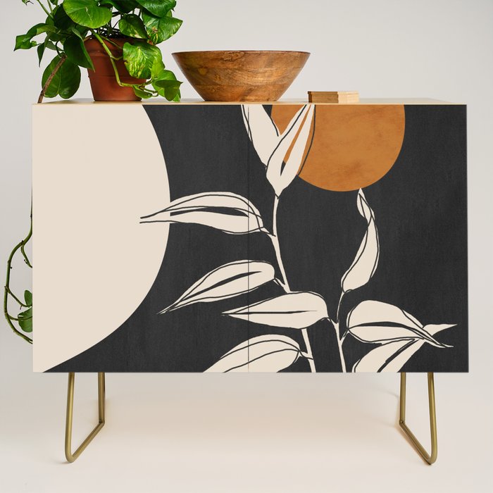 Abstract Art /Minimal Plant 53 Credenza Gallery Image 1