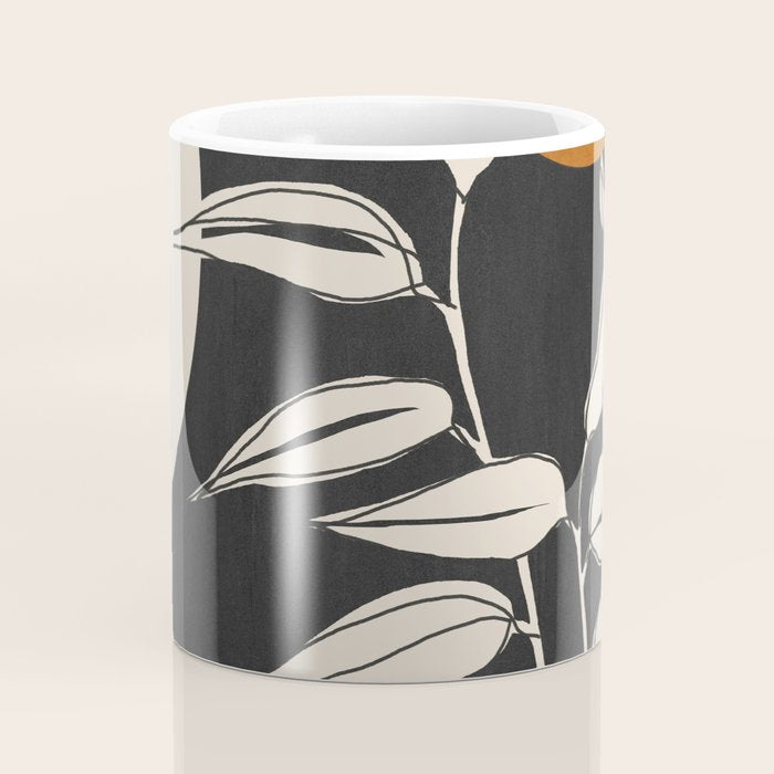 Abstract Art /Minimal Plant 53 Coffee Mug Gallery Image 4