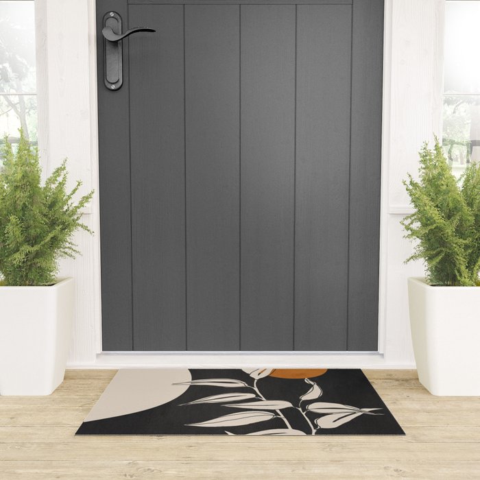 Abstract Art /Minimal Plant 53 Welcome Mat Gallery Image 3