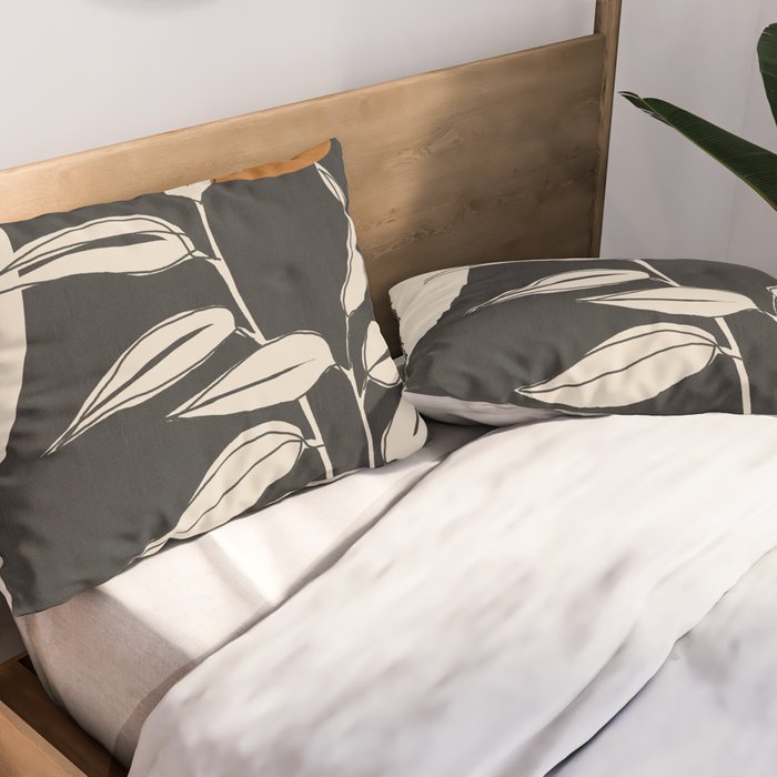 Abstract Art /Minimal Plant 53 Pillow Sham Gallery Image 2