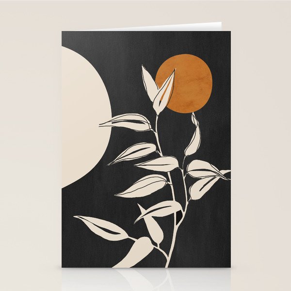 Abstract Art /Minimal Plant 53 Stationery Card Gallery Image 1